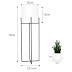 Indoor White Planter With Stand / Hydroponic containers novelty planter holders novelty planters plant support cages planter baskets planter boxes planter dollies planter hangers planter pots planter saucers planter stands planter starter trays shepherd hooks.