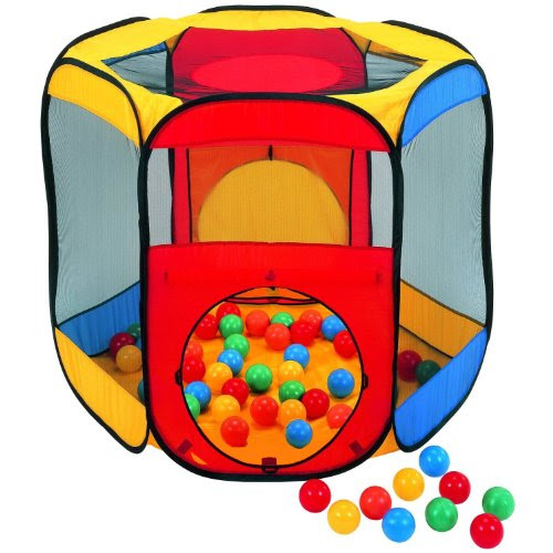Christmas Most Popular Play Tent: Premium JUMBO Size Six Sided Hexagon (Play balls sold separately) Deals