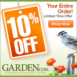 Take 10% Off Your Entire Garden.com order!