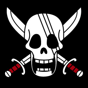 One Piece ワンピース海賊旗コレクション Pieceflag 剣 刀