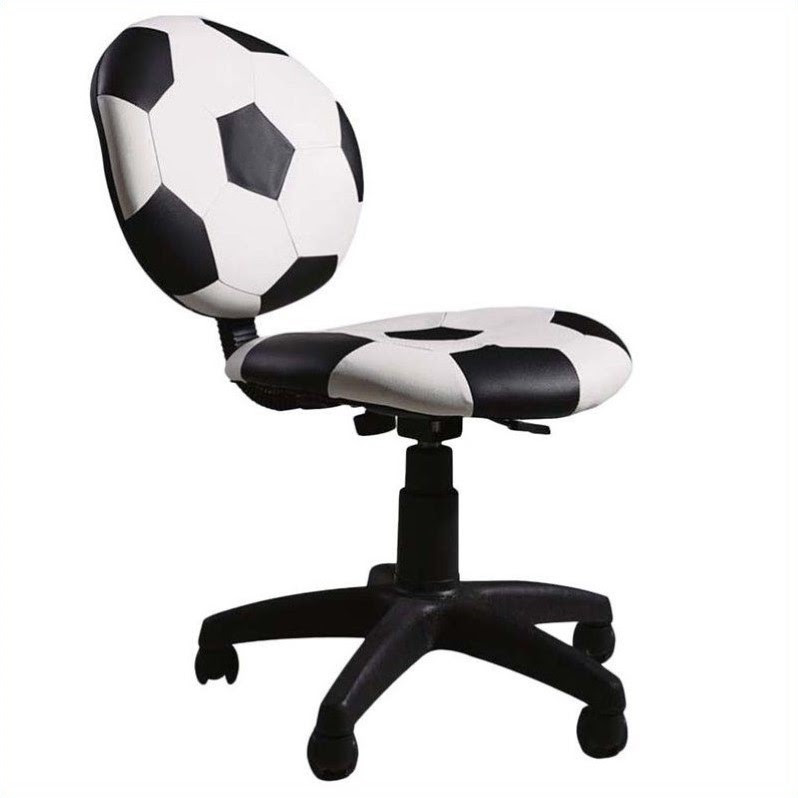 ACME Furniture All Star Youth Office Chair in Black and White