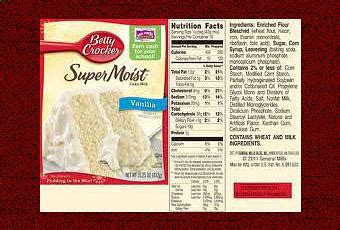 Just add eggs, oil, water and icing; Betty Crocker Cake Mix Change - Paperblog