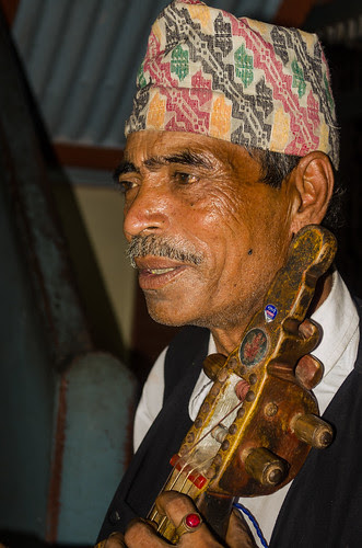 A folk singer by abkhanal