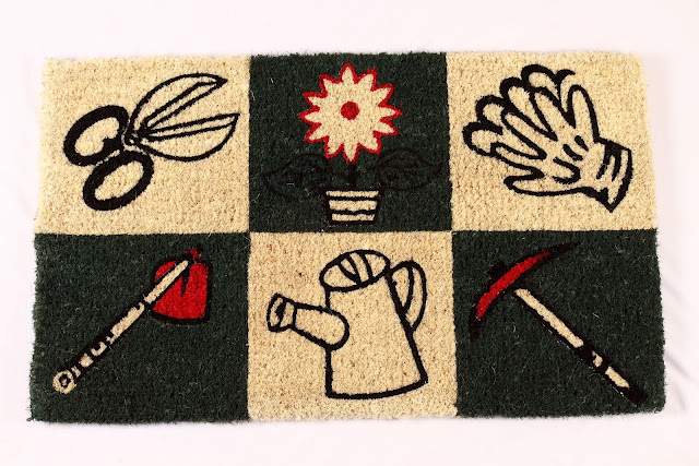 KEMPF 1752 18 in. x 30 in. Garden Tool Coco Mat Natural