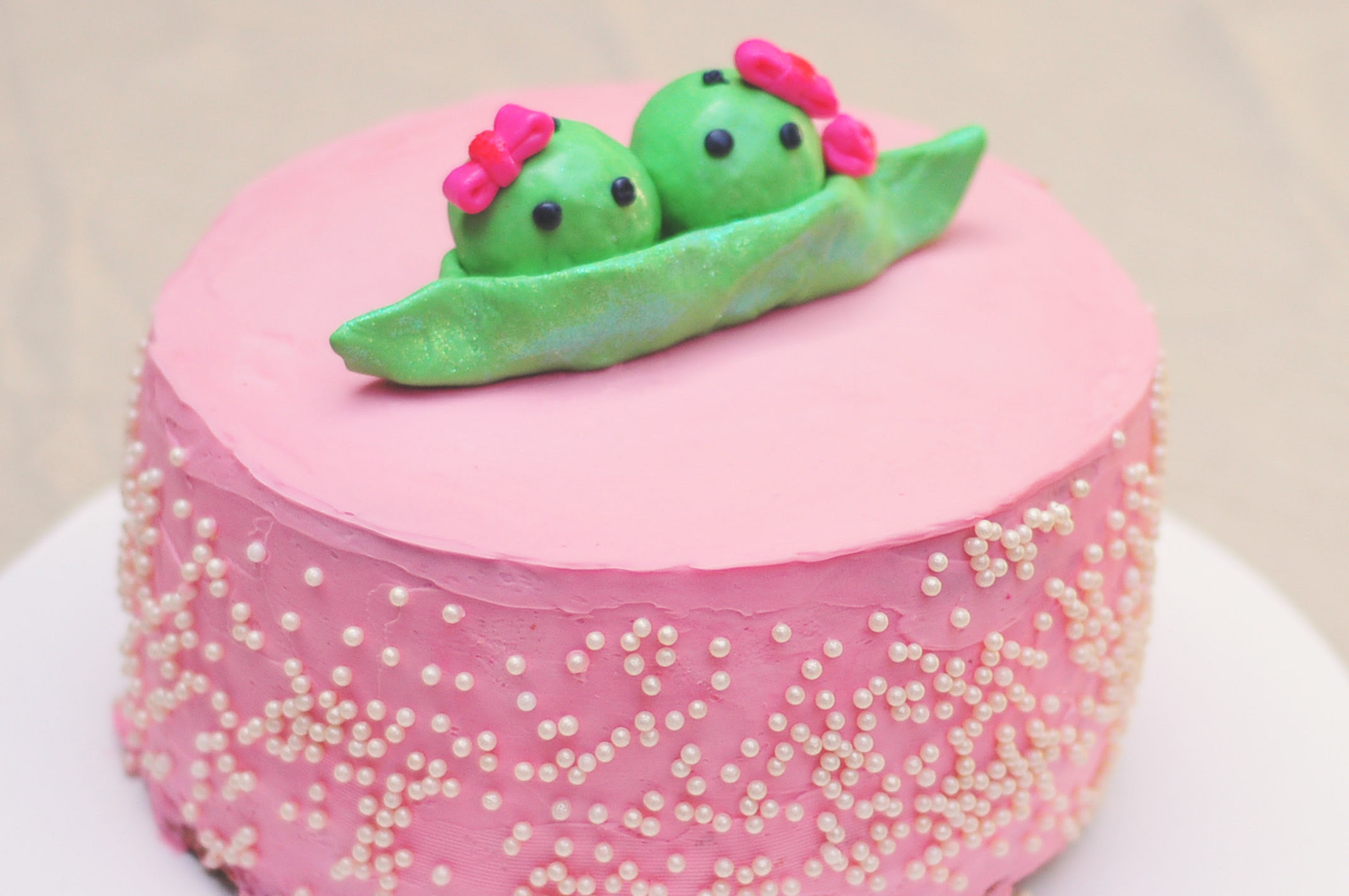 Two Peas In A Pod Baby Shower For Twin Girls