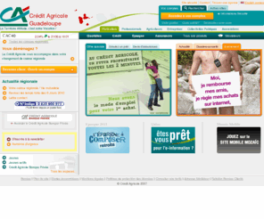 ... Agricole de Guadeloupe - Accueil - Particuliers - CrÃ©dit Agricole