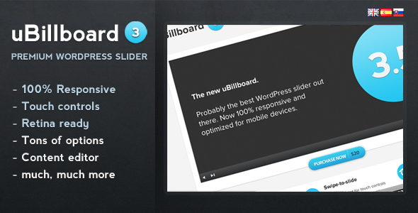 uBillboard - Premium Slider for Wordpress - CodeCanyon Item for Sale