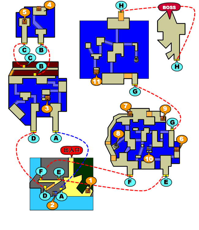 ダンジョン情報 海辺の洞窟 ドラクエ9