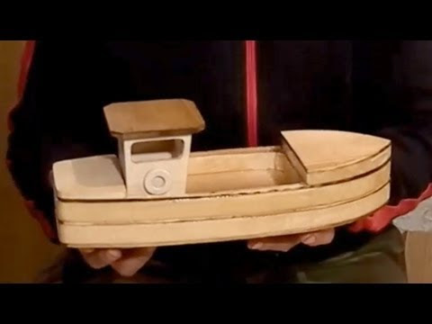 wood toy plans - stojanovic fishing boat - youtube