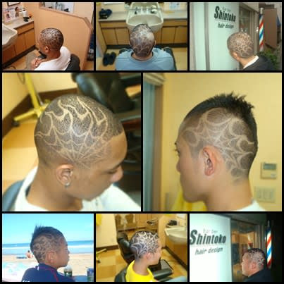 坊主ラインの入れ方 ラインのもち ラインの適した長さ レザーアート How To ２児のbarberパパ 丘サーまっしぐら Barbershintokohairdesign