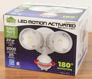 HOME ZONE LED MOTION ACTIVATED SECURITY LIGHT 180 Degrees  767697