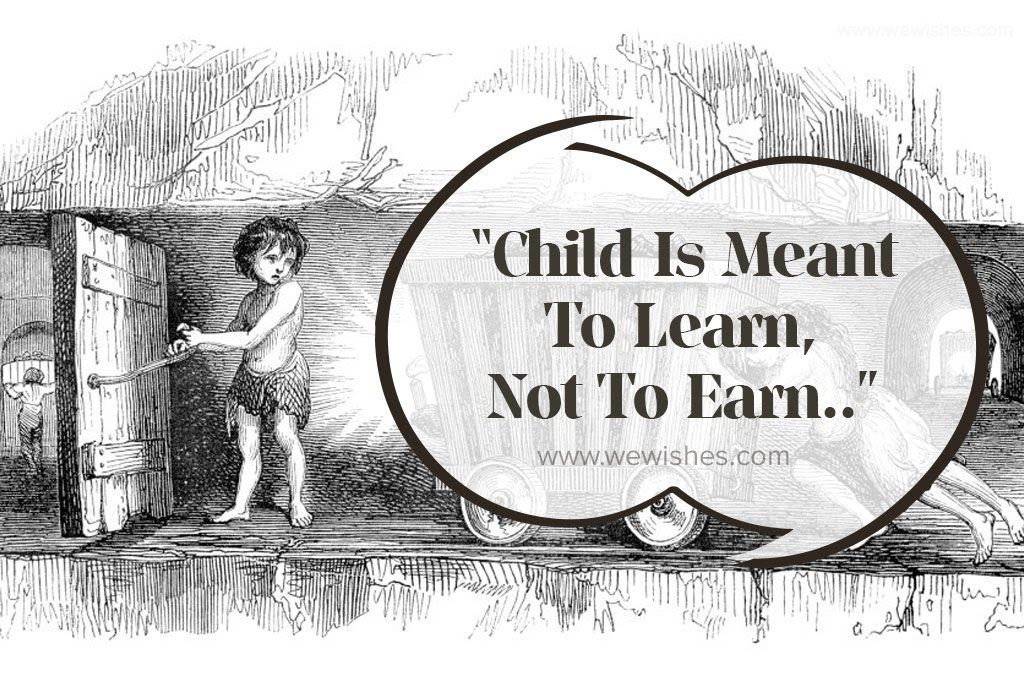 World Day Against Child Labour Best Quotes And Slogans 21 We Wishes
