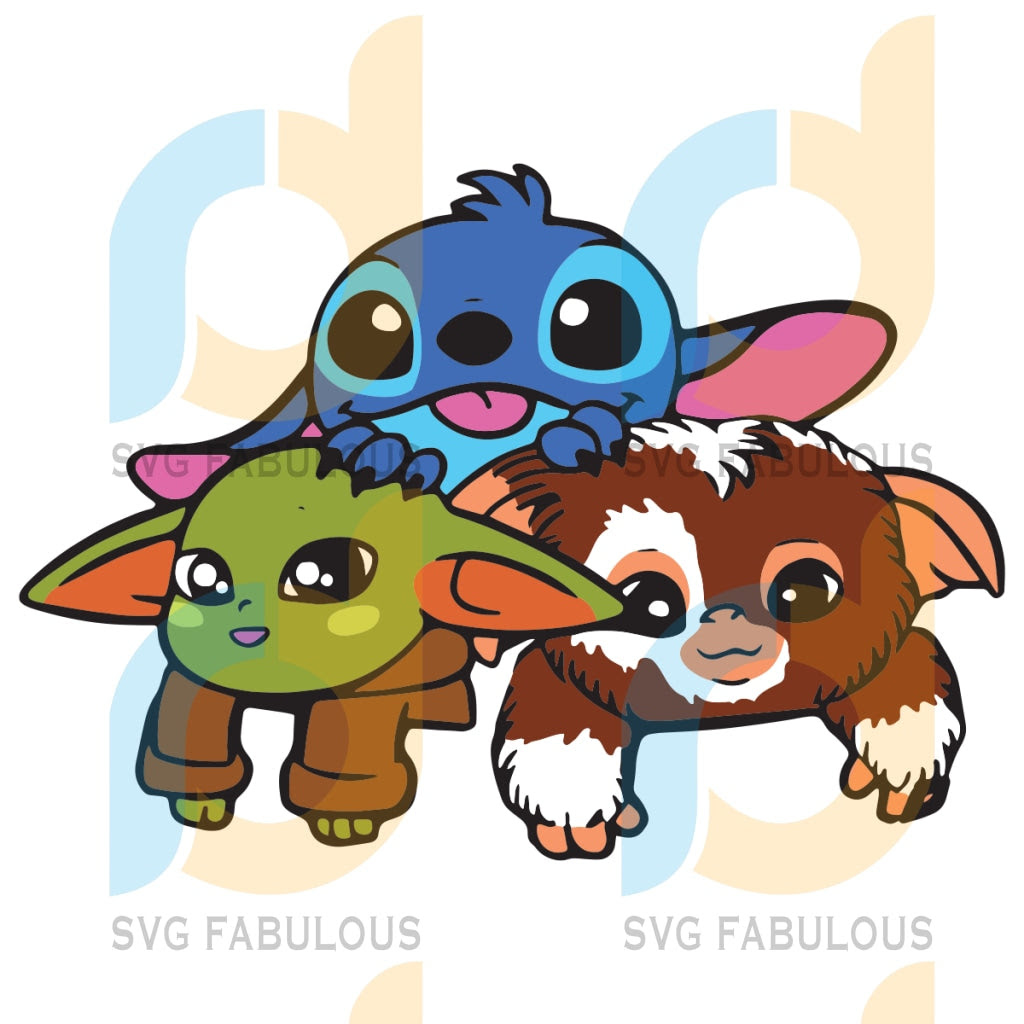 Download Yoda Stitch Gizmo Svg Trending Svg Star Wars Svg Baby Yoda Svg Sti Svg Fabulous