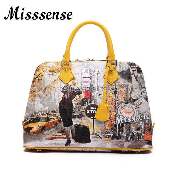 2015 Hot sale trendy PVC leather handbag fashion handbag sale from ...