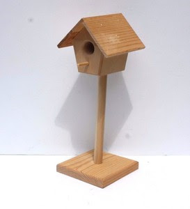  -Birdhouse-on-a-Stick-Hand-Made-in-USA-Unpainted-Decorative-Birdhouse