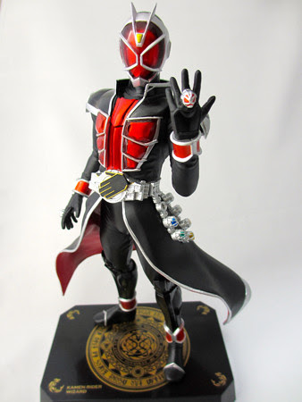 一番くじ 仮面ライダーシリーズ 仮面ライダーウィザード さあ ショータイムだ 編 B賞 仮面ライダーウィザード フレイムスタイルフィギュア レビュー ねむちび