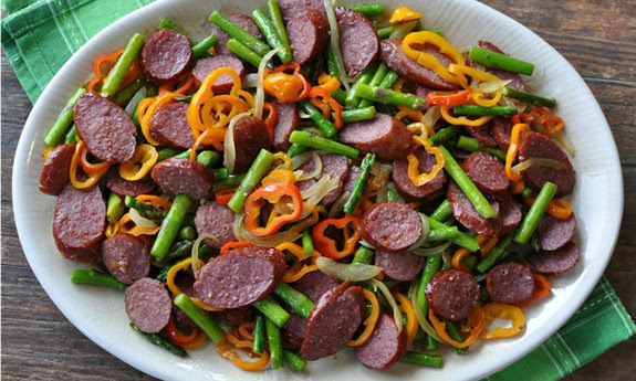 Sausage and Veggies