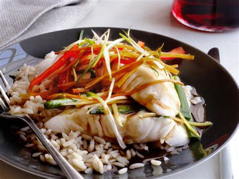 asian steamed fish recipe food network kitchen food