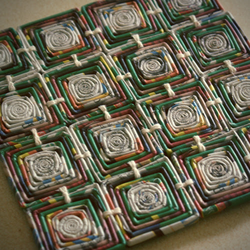 Upcycled Newspaper Crafts