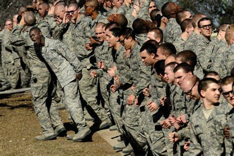 air force basic training timeline   glance militarycom