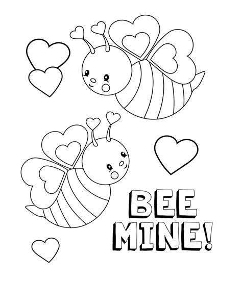  cute valentines day coloring pages for kids crazy little projects