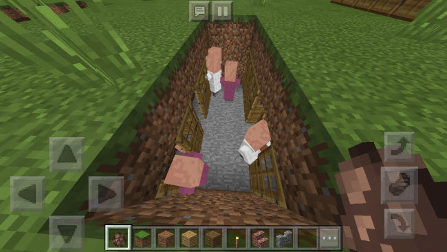 Minecraft Pe 穴掘式の村人の増殖方法で村人を増やす Surilog