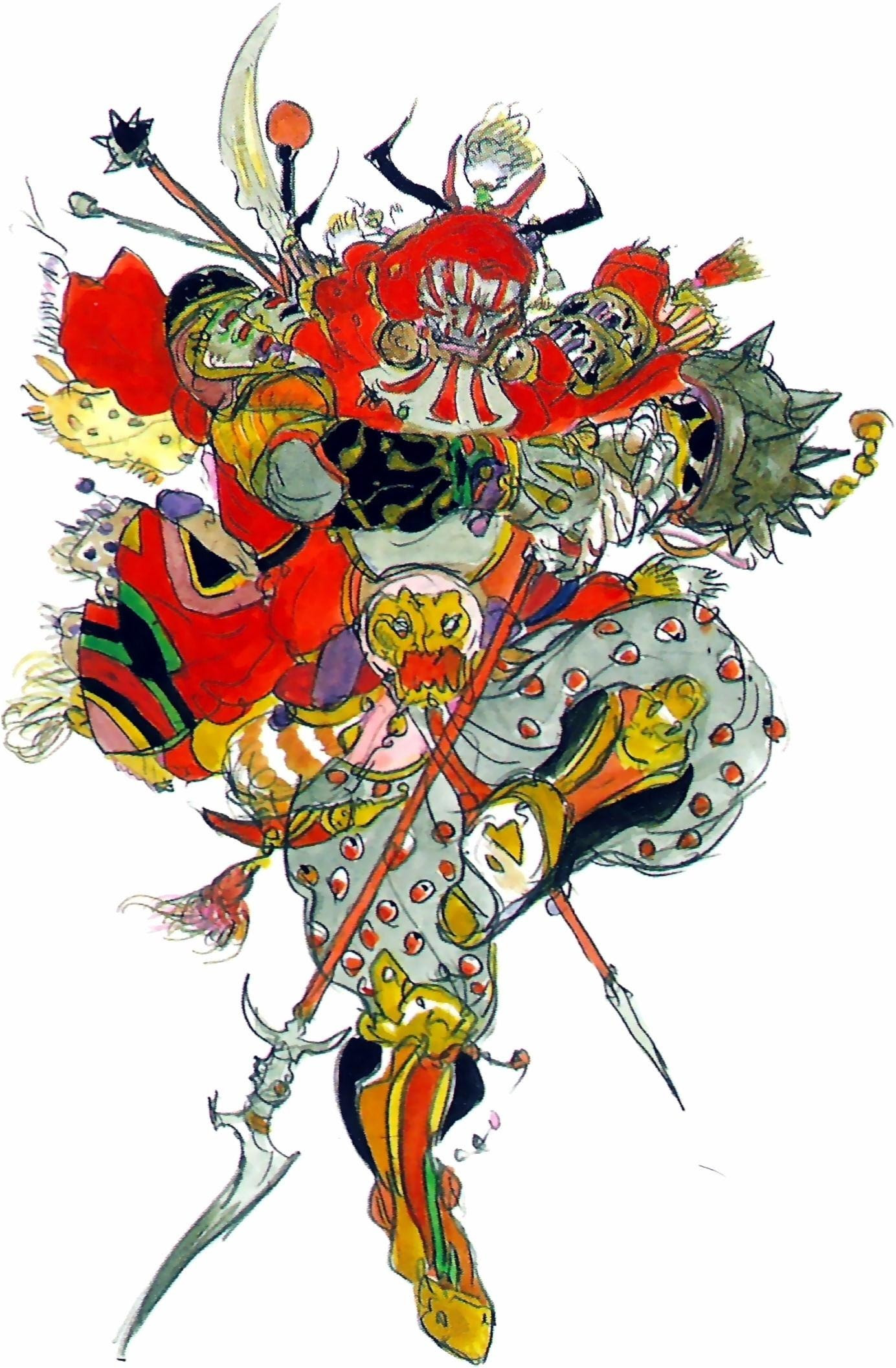 Ff5キャラクターをリアルに書いた天野喜孝の絵 Ff ファイナルファンタジー情報まとめ