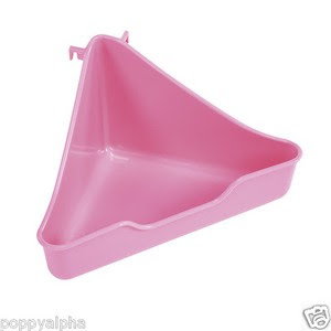 ... -RAT-CHINCHILLA-CORNER-LITTER-TRAY-WITH-HOOKS-TOILET-TRAIN-YOUR-PET