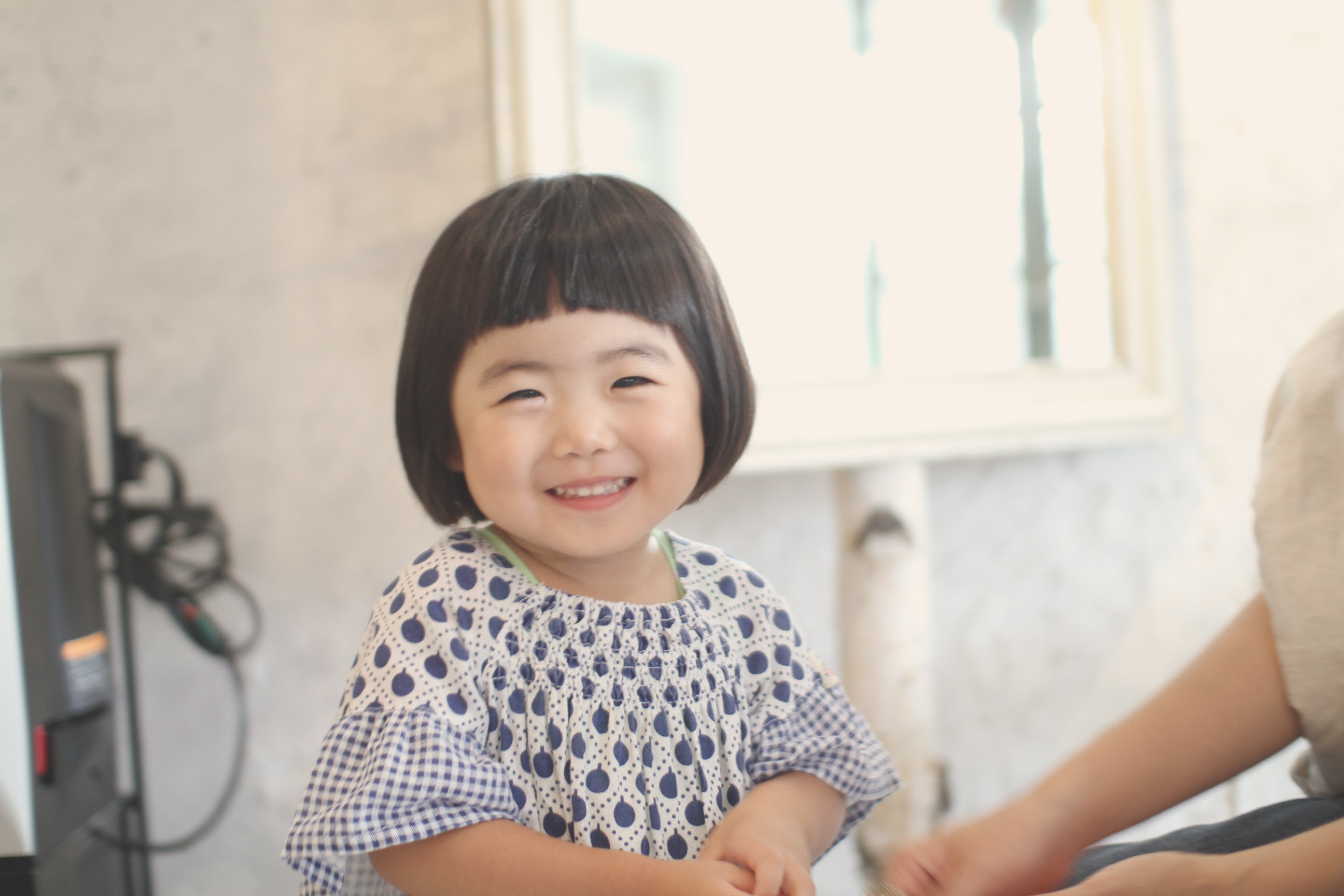 キッズカット 女の子 オカッパ 豊中市 桃山台の美容室 ネイルサロン Onico オニコ キッズルーム完備