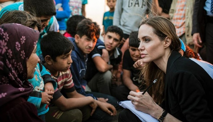 Angelina Jolie warns of breakdown for global refugee system