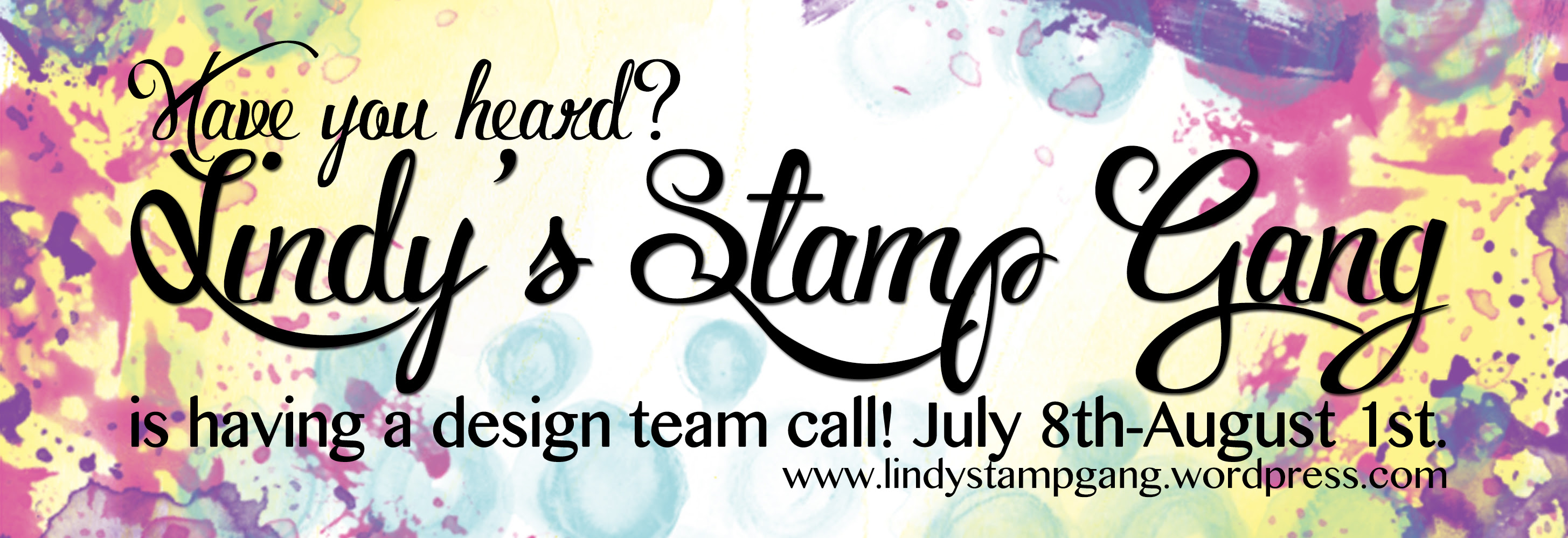 lindys stamp gang design team call color challenge spray mists paint mica powder