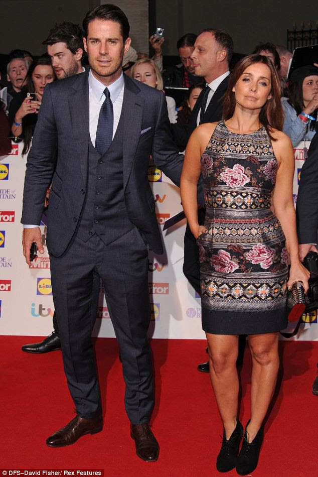 Great looking: Jamie Redknapp and his wife Louise Redknapp showed once again that they are a good looking couple