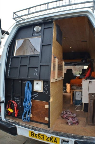 Man Converts Cargo Van to Travel Around Europe