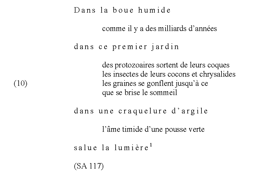 poesie  effacement enonciatif