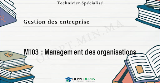 Management des organisations - M103 | Gestion des entreprise – OFPPT 