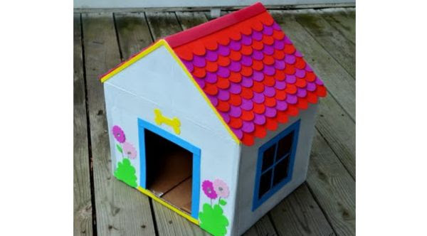 How to make a doghouse from recycled cardboard - Green Diary - Green 