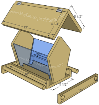 How to build a bird feeder, instructions and pictures part 2