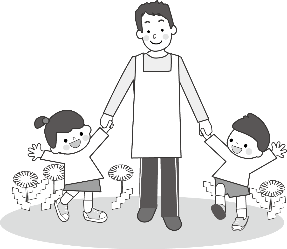 保育士のイラスト 幼稚園 保育園 無料イラスト フリー素材