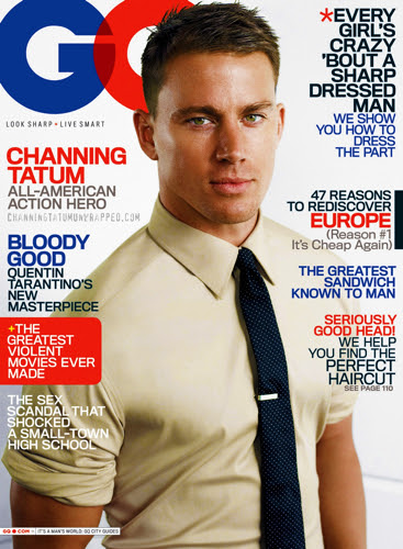 Channing Tatum Featured in August 2009 GQ Magazine (High Quality HQ)