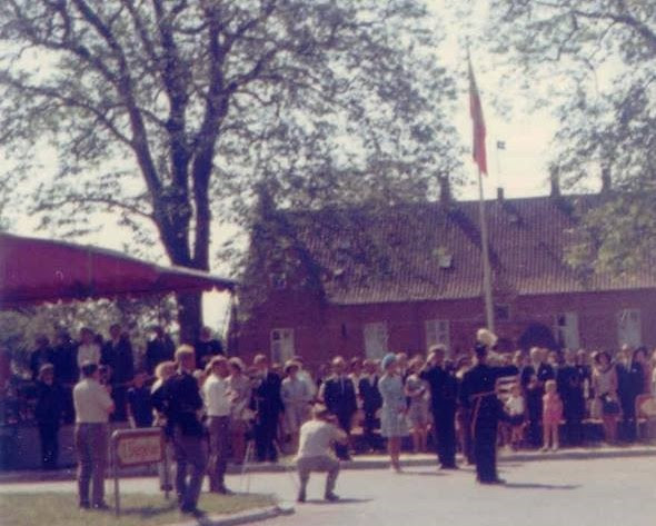 Landets højeste flagstang 1969 Slagelse. - SJLR