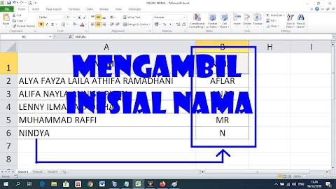 gabung nama sama guna excel
