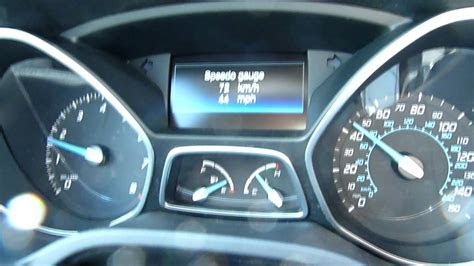 ford focus digital speedometer tachometer youtube