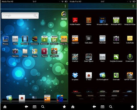Kindle Fire HD: Using alternate app launcher, Google Talk without root ...