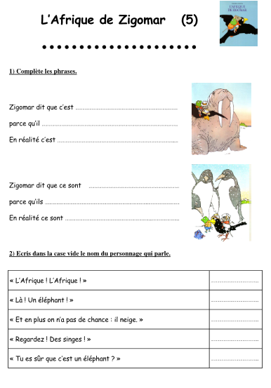 L'AFRIQUE DE ZIGOMAR