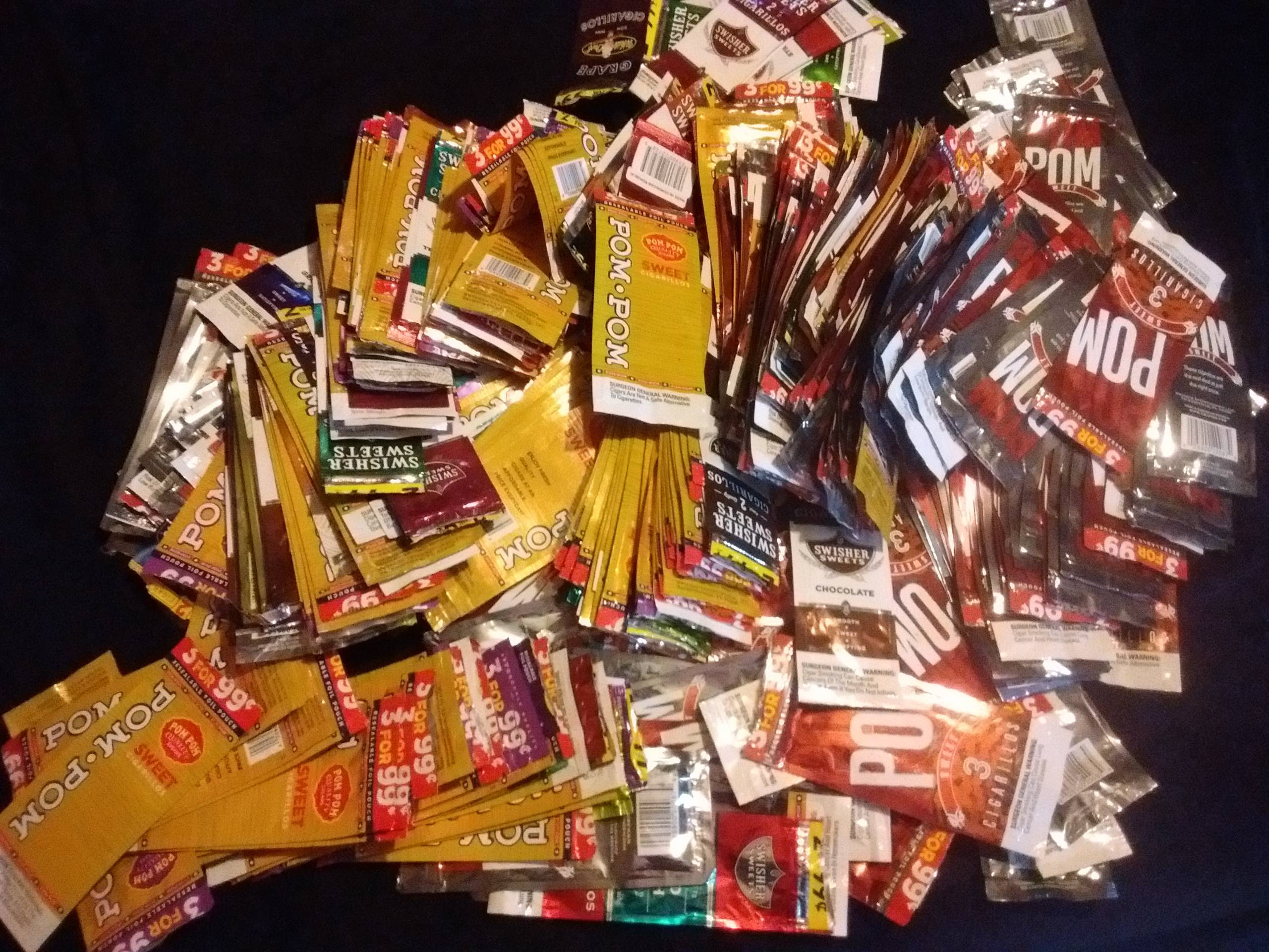 Two Years Worth Of Blunt Wrappers I Think I May Need To Invest In A Vaporizer Trees
