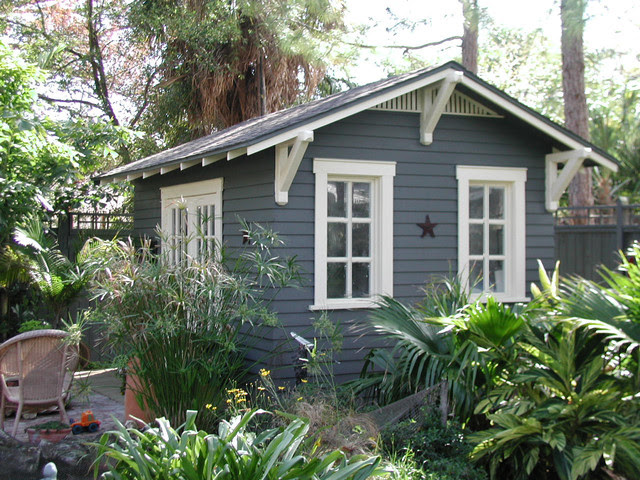 Home Office Shed - Craftsman - Garage And Shed - other metro - by ...