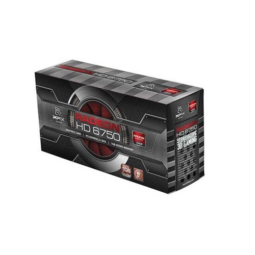 XFX HD6750 Grafikkarte (PCI-e, 1GB, GDDR5 Speicher, Dual-DVI, HDMI)