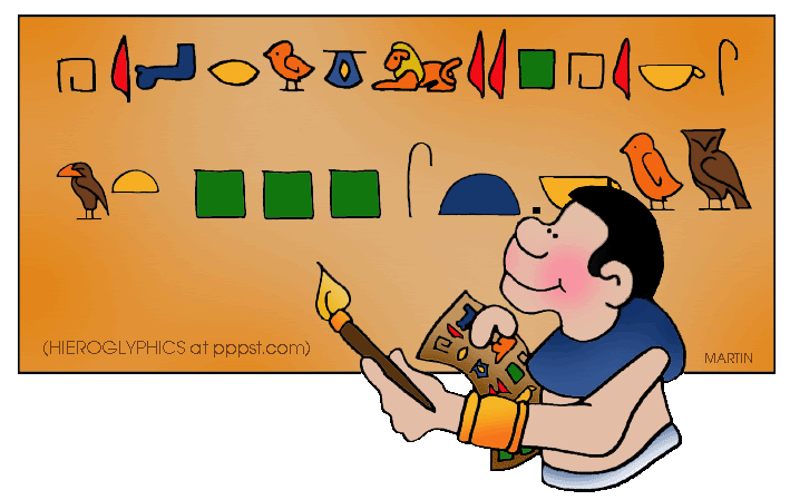 Ancient Egypt for Kids - Hieroglyphics & the Rosetta Stone Illustration