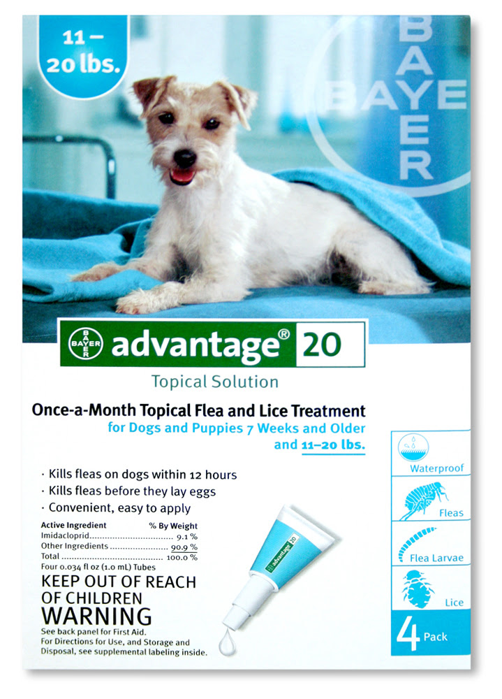 Advantage for Dogs, 11-20 lbs, 4 month