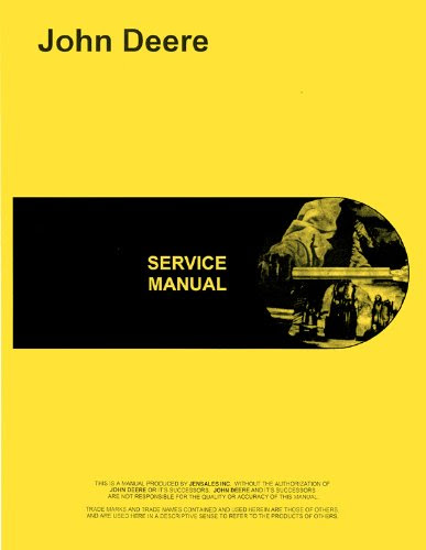 John Deere 3020 Tractor Service Manual, by Jensales Ag Products